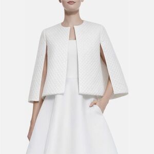 ALEXIS- Dalianah Cape Jacket XS White